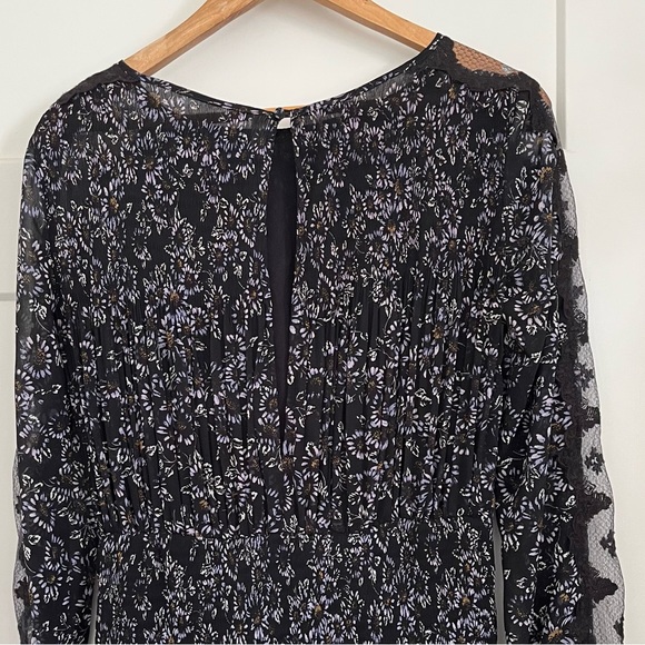 Free People Floral Lace Long Sleeve Dress - Picture 3 of 10